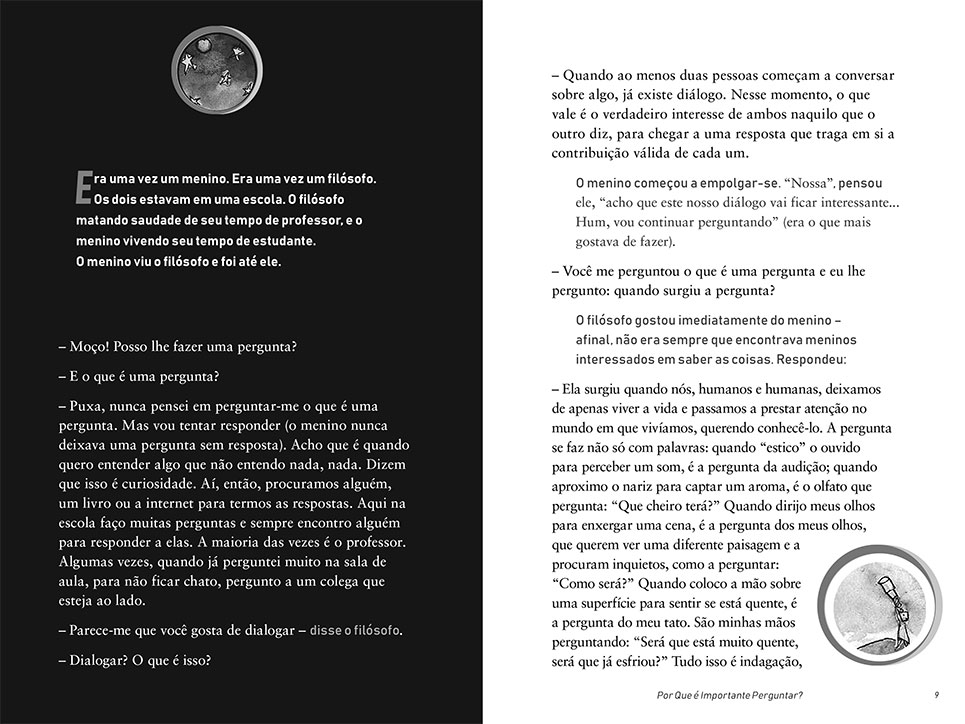 Projeto gráfico para 'O que é a Pergunta?', de Nêio Mustafa. Projeto gráfico para 'O que é a Pergunta?', de Nêio Mustafa.