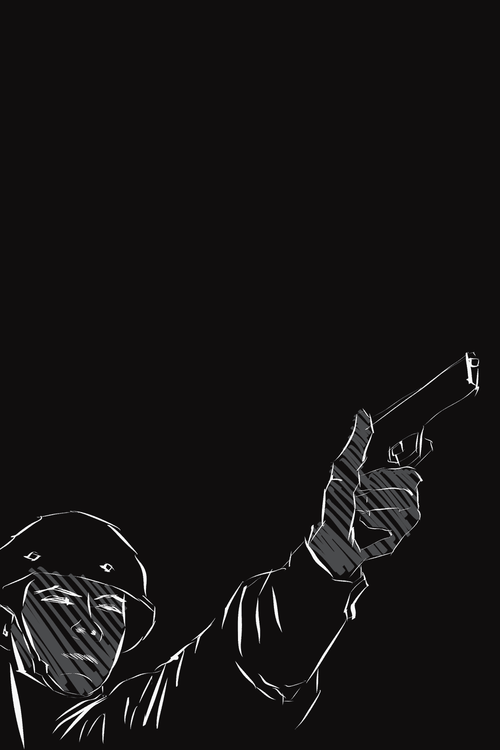 Ilustração de um militar empunhando uma arma - Ilustração por Nêio Mustafa, presente no livro 'Tempos de Isolamento - Reflexões e Qualidade de Vida', de José Xavier Cortez. Ilustração de um militar empunhando uma arma - Ilustração por Nêio Mustafa, presente no livro 'Tempos de Isolamento - Reflexões e Qualidade de Vida', de José Xavier Cortez.