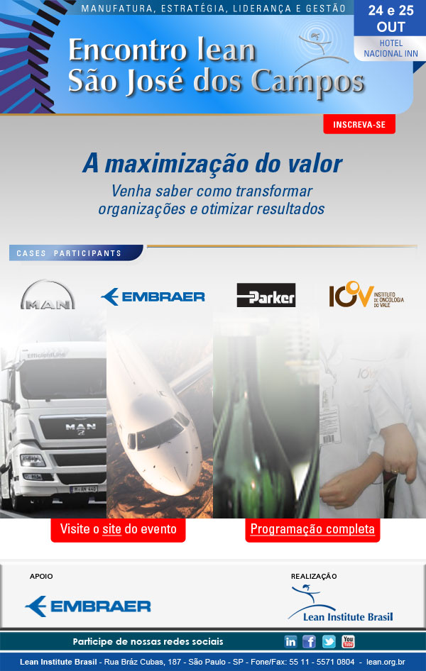 E-mail marketing - encontro lean