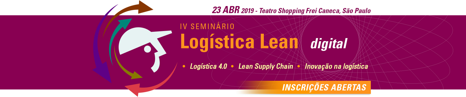 Nêio Mustafa - Banner para o IV Seminário Logística Lean