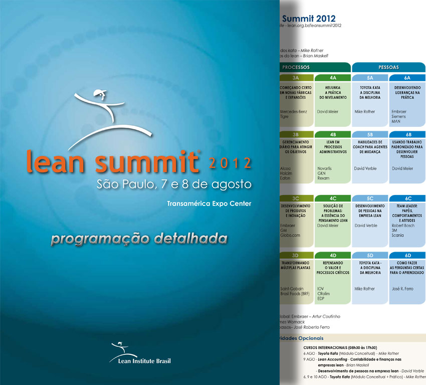 lean summit 2012 - programação