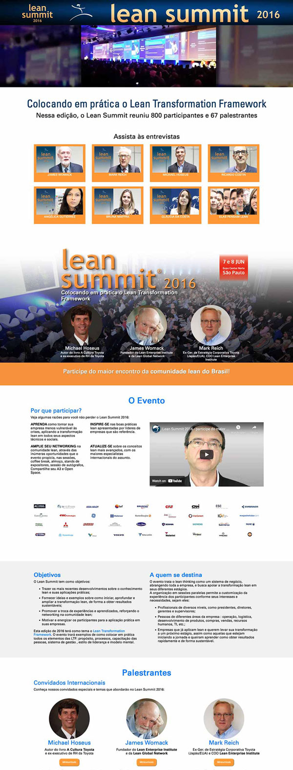 visite a landing page