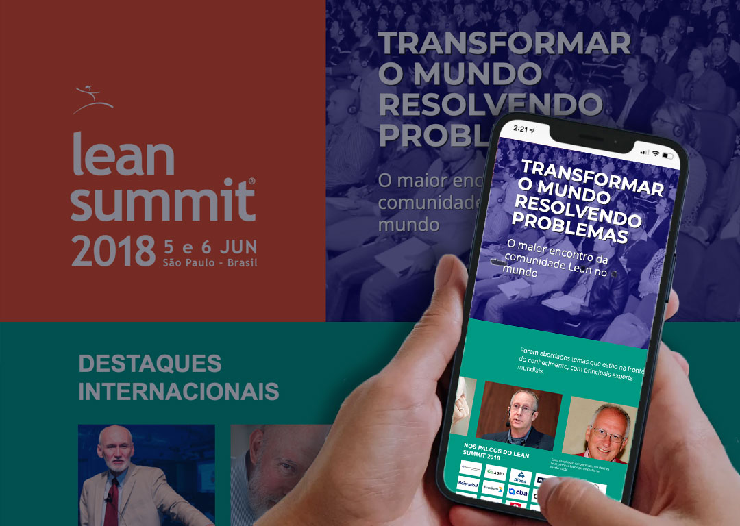 Landing page - lean summit 2018 Campanha - lean summit 2018 - Nêio Mustafa