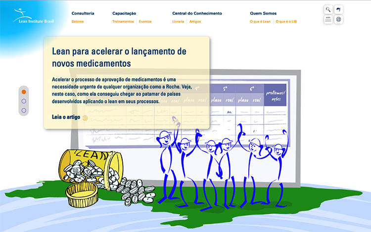 Visite a landing page